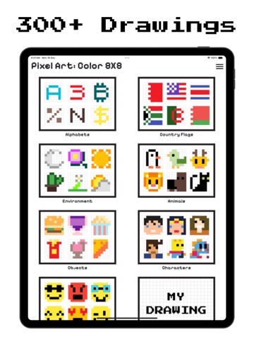 Block Art Color PixelArt Photo iPad screenshot