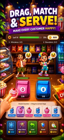 Snack Sort Rush: Food Sort Screenshot 3 of 7