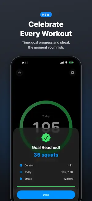 UpDown: Smart Squat Tracking screenshot 3