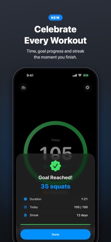 UpDown: Smart Squat Tracking Screenshot 3 of 5