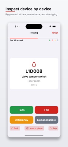 LoopWatt: Fire Alarm NFPA 72 iPhone screenshot