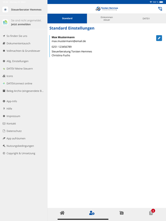 Screenshot #5 pour Steuerberatung Hemmes