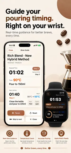 CoffeaNote: Coffee Brew Timer screenshot 2