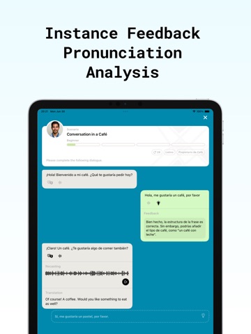 GoSpeak - AI Language Learning iPad screenshot