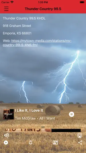 Thunder Country 99.5 KHDL screenshot 3