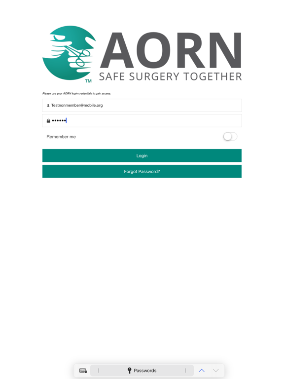 Screenshot #4 pour AORN Mobile