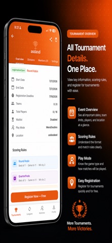 Rallyxapp-pickleball screenshot