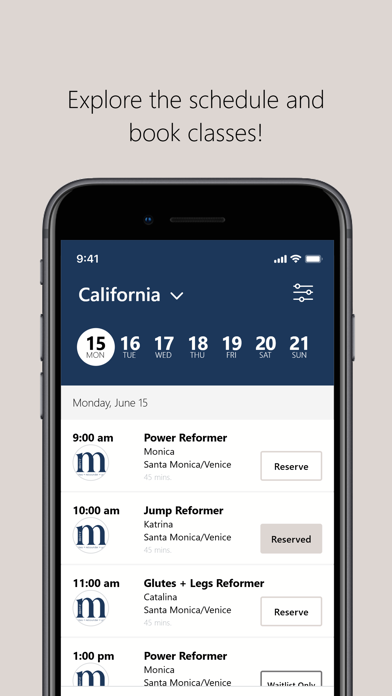 Move Studios California iPhone screenshot 5 - Health & Fitness app