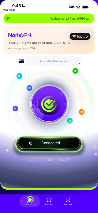NorixVPN Screenshot 2 of 3