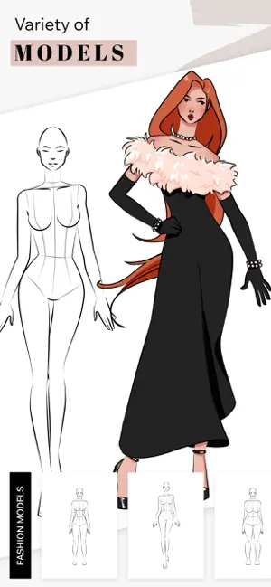 Fashion Illustration: Design iPhone screenshot 3