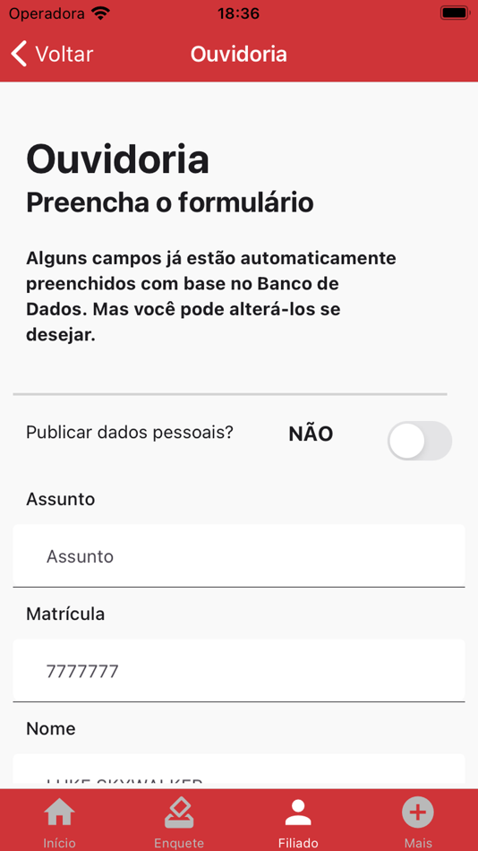 #7. Sindsemprn App (iOS) 由: Ronaldo Dantas