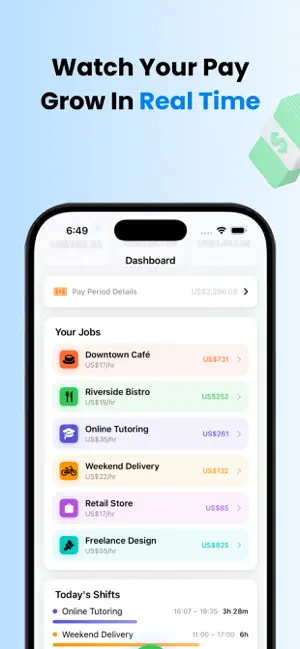 ShiftWallet: Hours & Paycheck screenshot 4