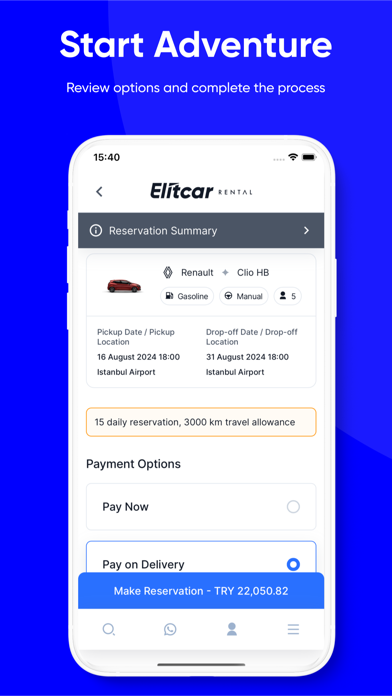 Elitcar Rental Araç Kiralama Screenshot
