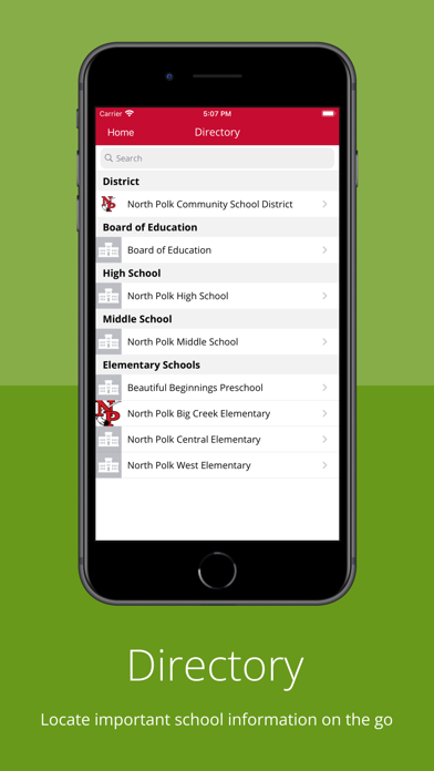 North Polk Community Schools Screenshot