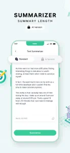 Text Summarizer screenshot #2 for iPhone