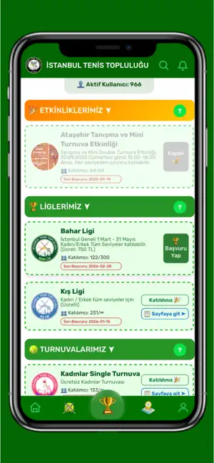 İstanbul Tenis Topluluğu iPhone screenshot 4