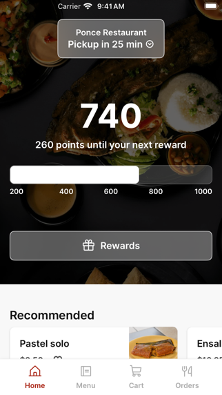 Ponce Restaurant To Go iPhone screenshot 1 - Food & Drink app
