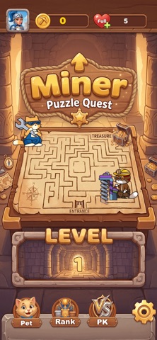 Miner Puzzle Quest Screenshot 1 of 4