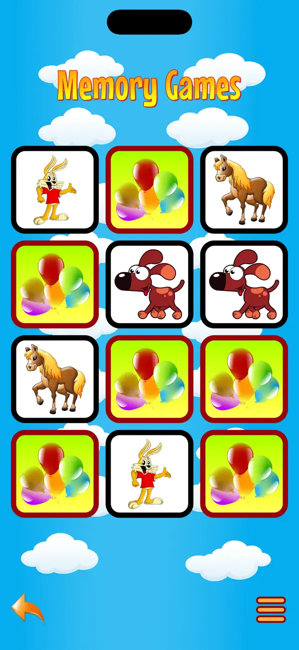 Screenshot #2 pour Mémoire, Jeux avec des Animaux