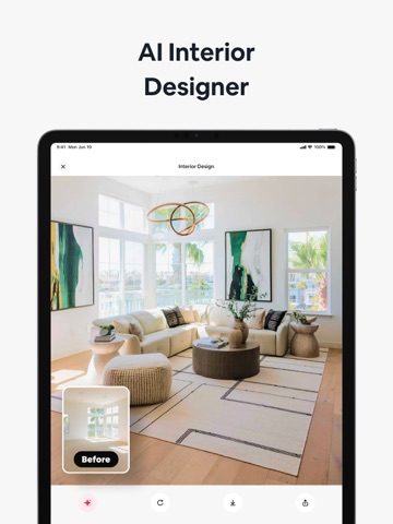 AI Home Decor-Interior Design iPad screenshot 1