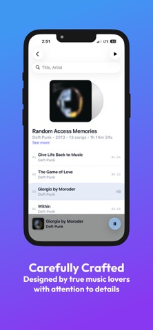 Amuse: Music Library Player Screenshot 1 of 6