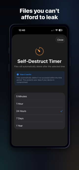 UltraLocked: Secure File Vault Screenshot 1 of 8