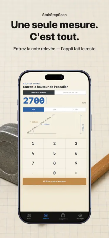 Calcul d'Escalier: Découpe screenshot 2 of 10