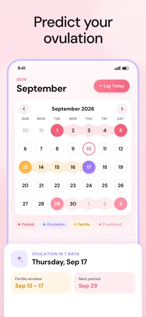 Gloz: Cycle & Period Tracker screenshot 3