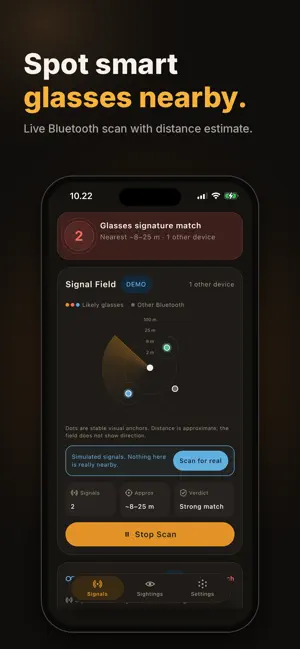 LensAlert: AI Glasses Detector screenshot 2
