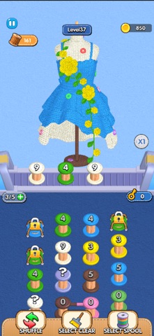 Wrap Star: Yarn Knit Puzzle iPhone screenshot