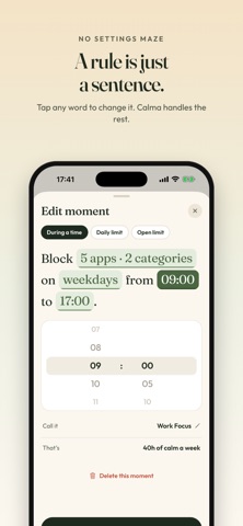 App Blocker & Detox: Calma Screenshot 5 of 6