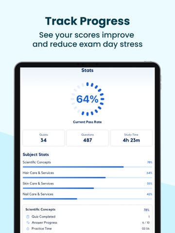 COSMETOLOGY Exam Review 2026 iPad screenshot