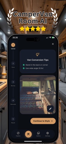 AI Camper Van Interior Design Screenshot 1 of 5