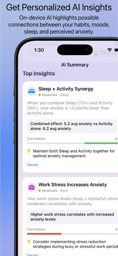 Live With Anxiety: AI tracker screenshot 5