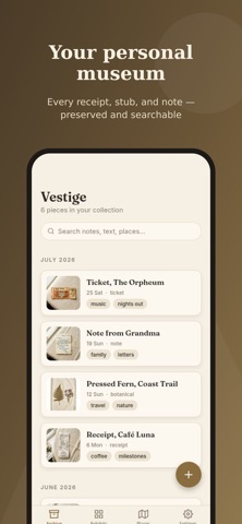 Vestige: Ephemeral Archive Screenshot 1 of 8