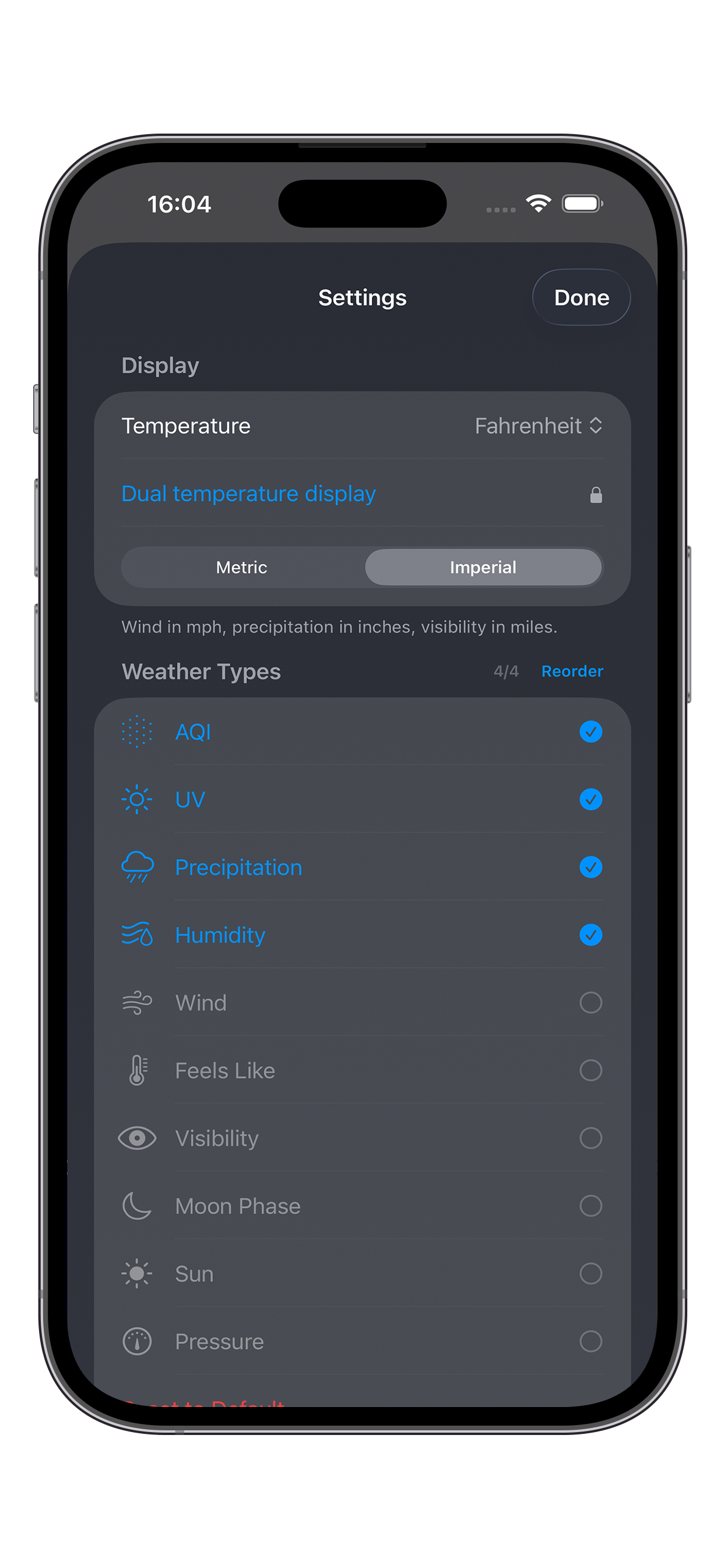 DuoWeatherHue screenshot 8