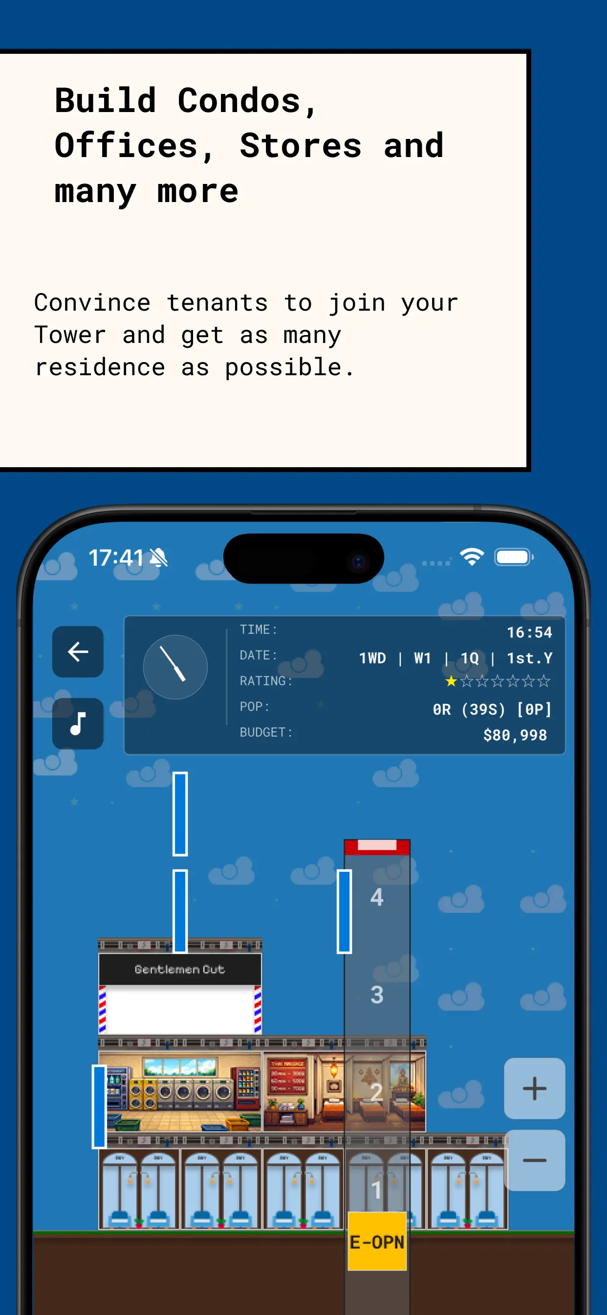 #4. Tower Sim (iOS) Podle: Christian Puell