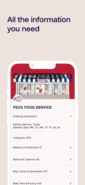Peck Food Service screenshot 3