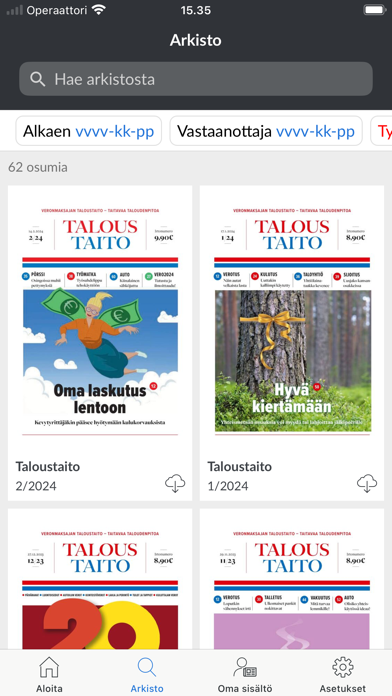 Taloustaito Screenshot