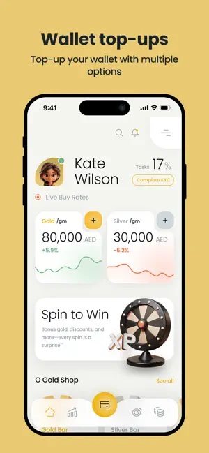 OGold Wallet: Buy Gold・Silver iPhone screenshot 4
