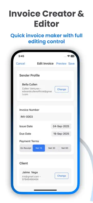 Invoica: Invoice Maker screenshot 3