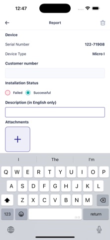 Installation Report Screenshot 2 of 3