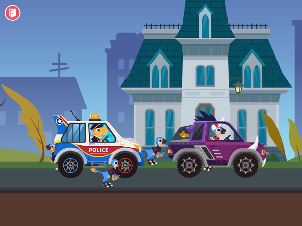Dinosaur Police Car kids Games screenshot 9