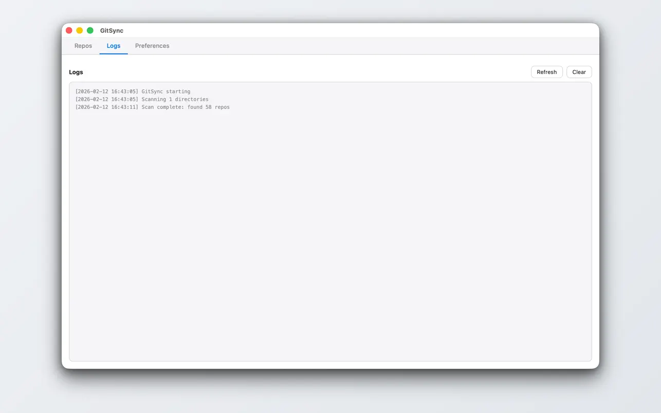 #3. GitSync Lite (macOS) By: ssntpl.com