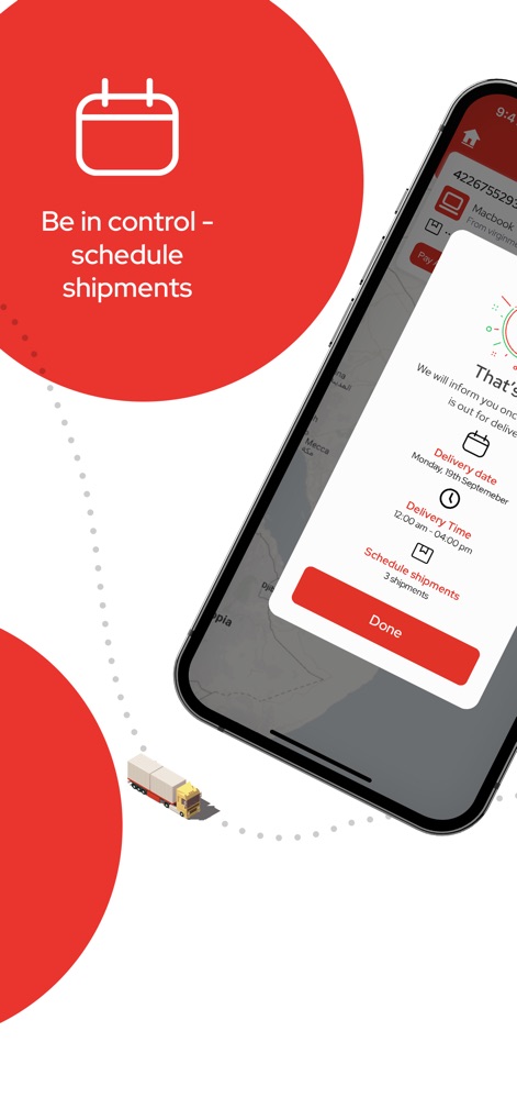 Aramex ارامكس - Esta herramienta permite a los usuarios programar sus entregas con flexibilidad, ofreciendo opciones detalladas de fecha y hora junto con una clara confirmación visual de los ajustes realizados.