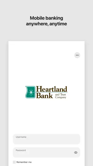 Heartland Bank Mobile Banking screenshot 1