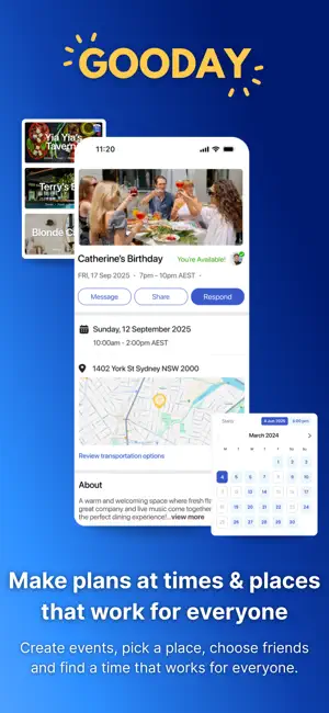Goodtimes: Plan with Friends screenshot 2