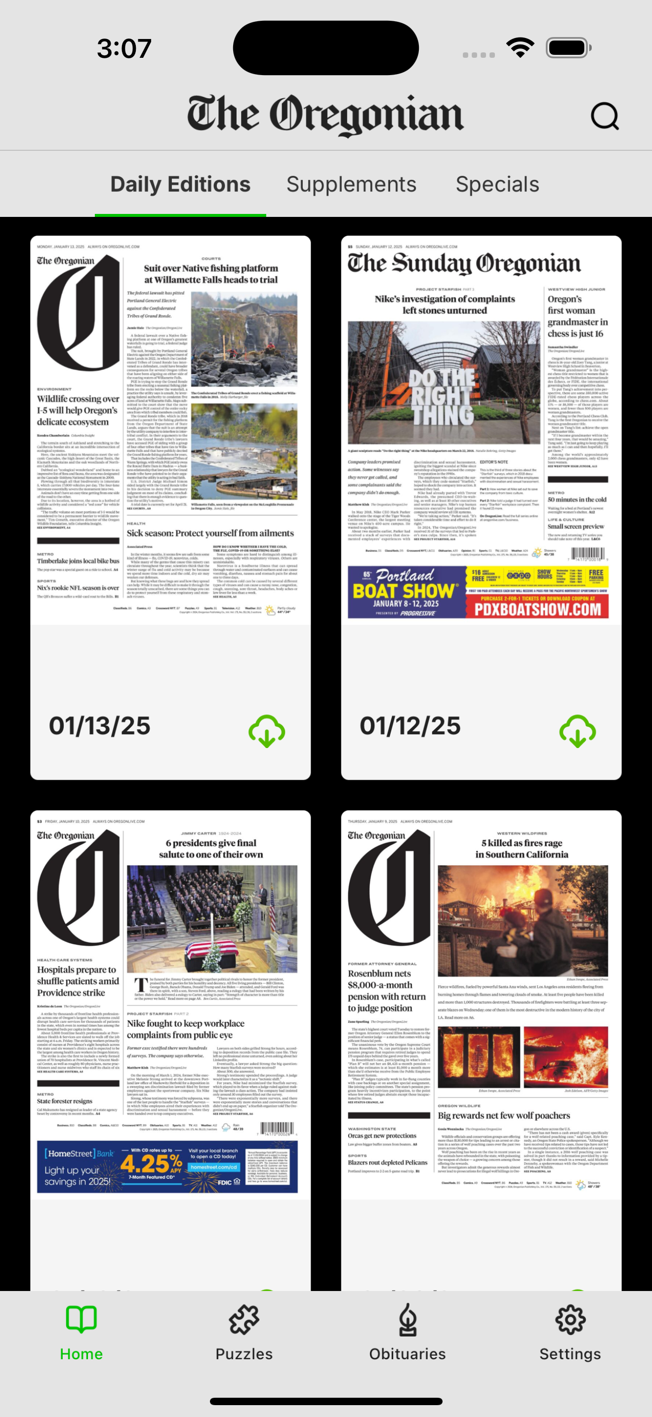 The Oregonian News