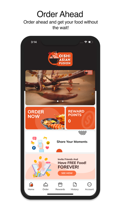 Oishi Asian Fusion Screenshot 1 - AppWisp.com