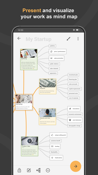 Screenshot #2 pour Mindz - Mind Mapping - Pro